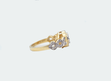14K Yellow Gold Infinite Loop Ladies Ring (.72 ctw)