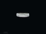 10K White Gold Round Diamond Ring Band (1.15 ctw)