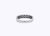 10K White Gold Round Diamond Ring Band (1.15 ctw)