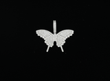 14K White Gold Ladies Butterfly Diamond Pendant (2.19ct)