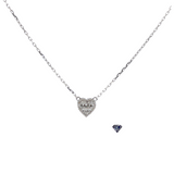 14K Heart Shaped Diamond Pendant (.17 CTW) in 14K Gold