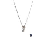 14K Heart Shaped Diamond Pendant (.17 CTW) in 14K Gold