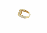 10K Yellow Gold Wrap Loop Ladies Ring (2.11 ct t.w)