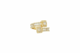 10K Yellow Gold Wrap Loop Ladies Ring (2.11 ct t.w)