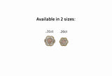 Diamond Flower Stud Earrings (.20 OR .31 ctw) in 10K Yellow/White/Rose Gold