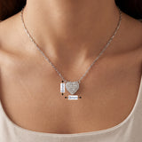 14K Heart Shaped Diamond Pendant (.17 CTW) in 14K Gold