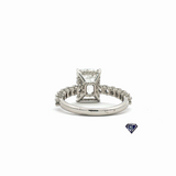 Lab Grown Cushion Cut Diamond Engagement Ring (4.99 CTW LB) in 14K Gold