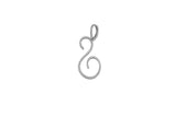 10K Yellow or White Gold 'S' Initial Diamond Pendant (.40 ct t.w)