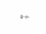 Diamond Cluster Stud Earrings (.31 ctw) in 14K White Gold