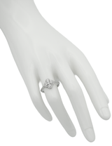 10K White or Yellow Gold Clover Design Ladies Ring (.38 Carat t.w)