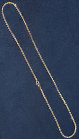 14K Gold Ice Link Chain 1.5mm
