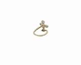 10K Yellow Gold Butterfly Loop Ladies Ring (.40 ctw)
