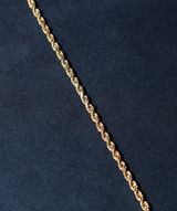 14K Yellow Gold Hollow Rope Chain 1.6mm
