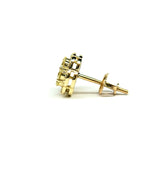 Diamond Round Cluster Stud Earrings (.93 ct. t.w.) in 14K Gold