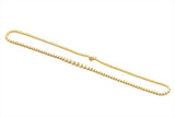 Diamond Tennis Chain 14K Gold In a Gradual Style