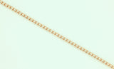 14K Rose Gold Ice Link Chain 3.3mm
