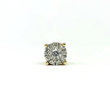 Diamond Cluster Stud Round Earrings (1 ct. t.w.) in 14K Gold