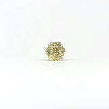 Daisy Round Diamond Cluster Stud Earrings (.72 c.t) in 14k Gold