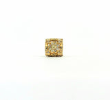 Diamond Square Stud Earrings in 14K Gold (.50ctw)