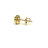 Diamond Flower Round Cluster Stud Earrings (.65 ct. t.w) in 14K Gold