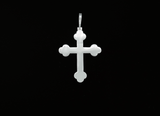 14K White Gold Cross Diamond Charm (1.74ct)