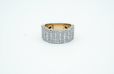 10K Yellow Gold Maze Design Diamond Ring (1.60 ctw)