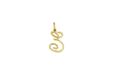 14K Yellow Gold 'E' Initial Custom Diamond Pendant (1.12 ct t.w)