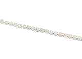 Diamond Floating Tennis Bracelet in 14K White Gold (2 ctw)