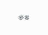 Lab-Grown Diamonds Flower Cluster Earrings in 14K Gold - 0.80, 1.8, 2.8 (CTW LB)