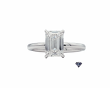 Lab Grown Emerald-Cut Diamond Engagement Ring (2.10CTW LB) in 14K Gold
