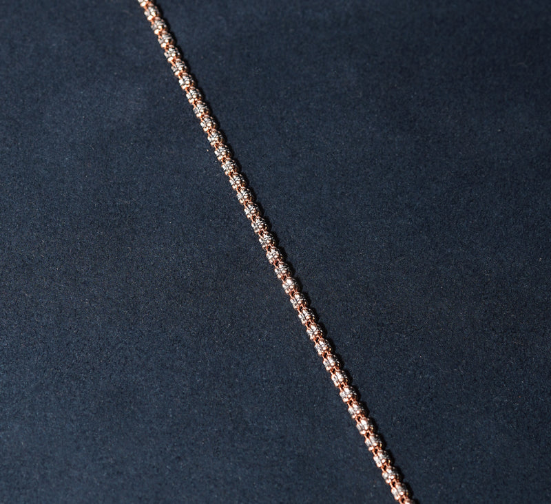 14K Gold Ice Link Chain 1.5mm