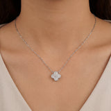 Clover Diamond Pendant + Chain Set (.20 CTW) in 14K Gold