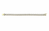 Diamond Clover Bracelet in 10K Yellow Gold (3.00ct t.w)