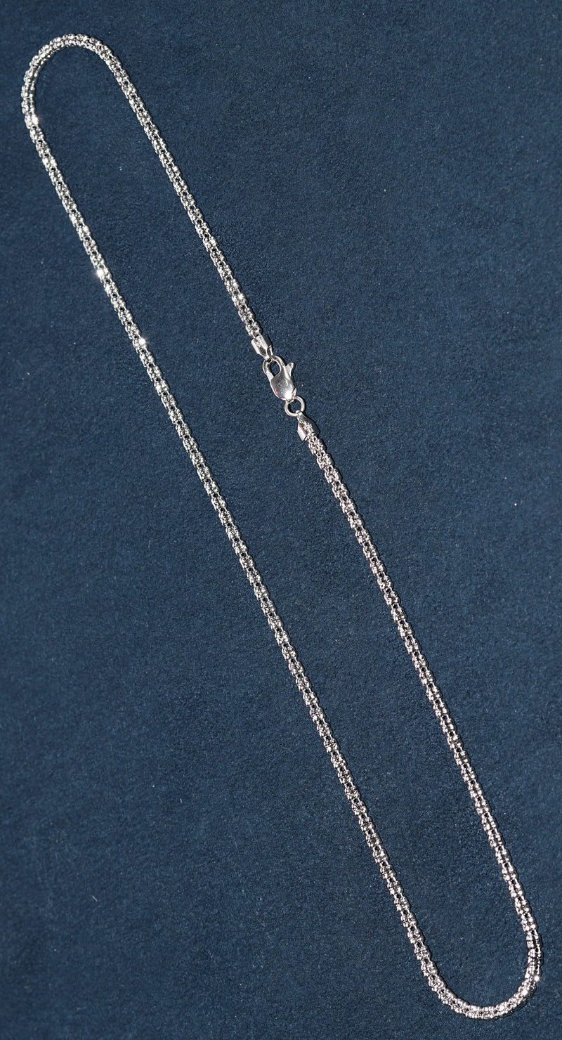 14K Gold Ice Link Chain 1.5mm