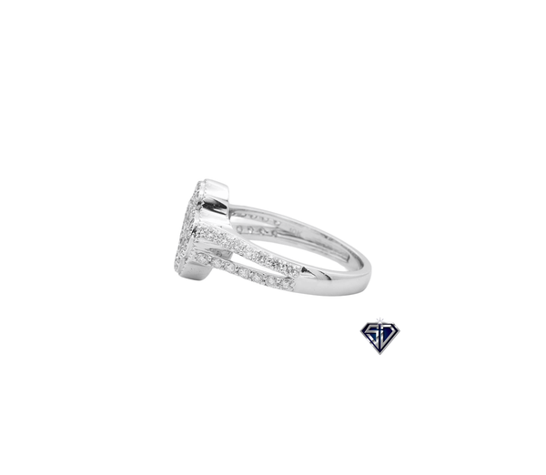 14K Gold Clover Split Ladies Ring (.78 CTW)