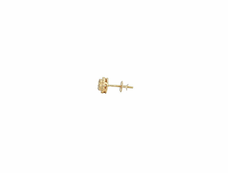 Diamond Earrings (.38 ct. t.w.) Round Cluster Stud in 14K Gold