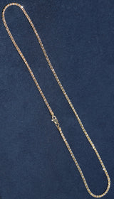 14K Gold Ice Link Chain 1.5mm