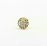 Diamond Round Cut Cluster Stud (.66ct. t.w.) Earring in 14K Gold