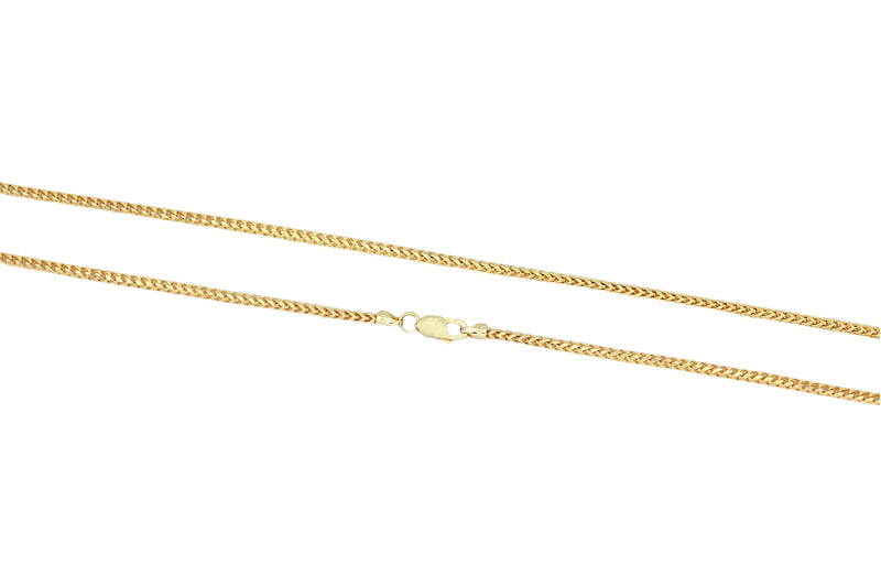 14K Yellow Gold Franco Chain 1.8mm