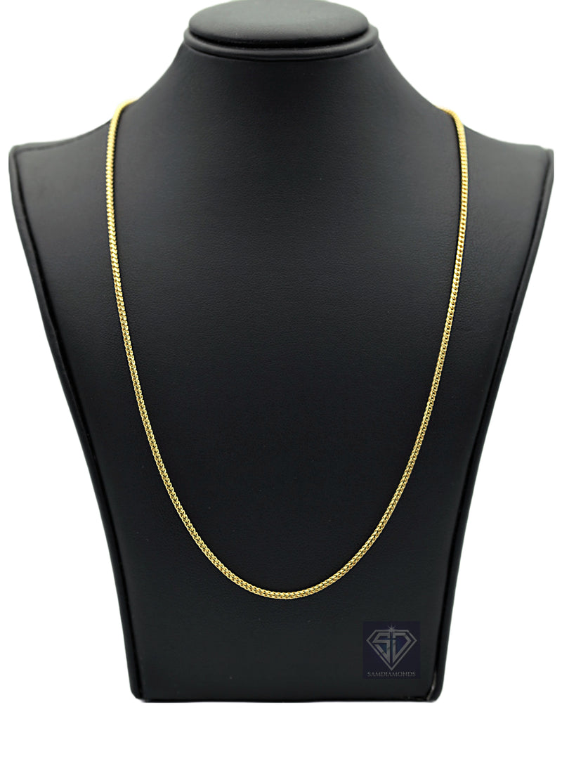 14K Yellow Gold Franco Chain 1.8mm