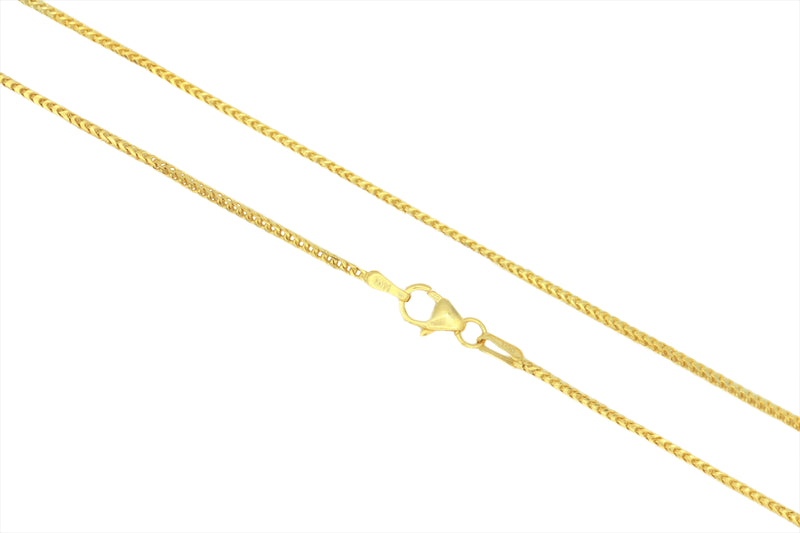 14K Yellow Gold Franco Chain 1.1mm