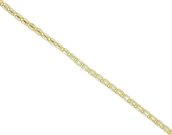 14K Yellow Gold Ice Link Chain 2.5mm