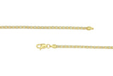 14K Yellow Gold Ice Link Chain 2.5mm