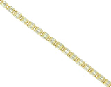 14K Yellow Gold Ice Link Chain 2.5mm