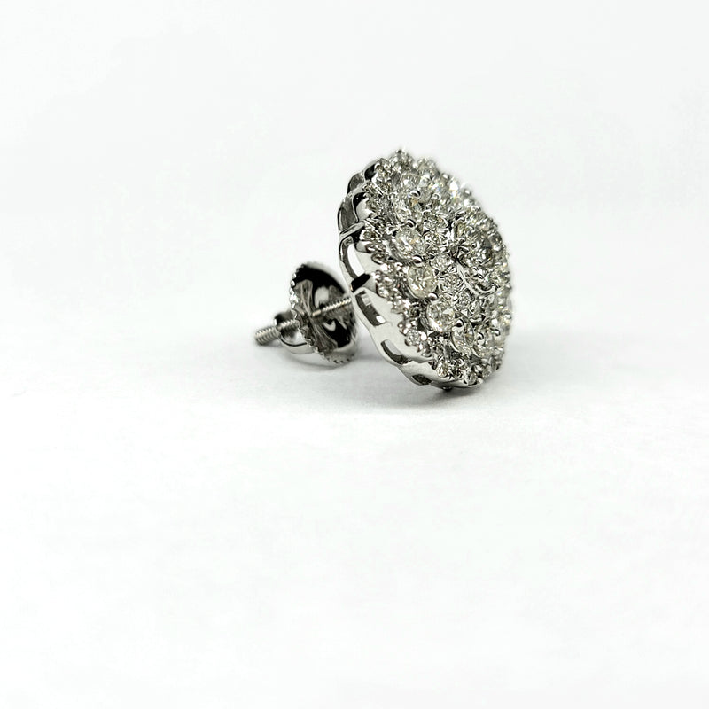 Diamond Earrings in 14K White Gold (1.69 CT t.w.)