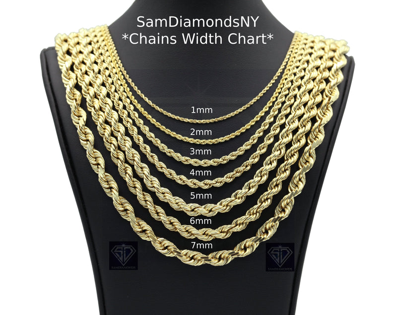 INOX 6mm 18Kt Gold IP Franco Chain Necklace NSTC0706G-26 | Daniel Jewelers  | Brewster, NY