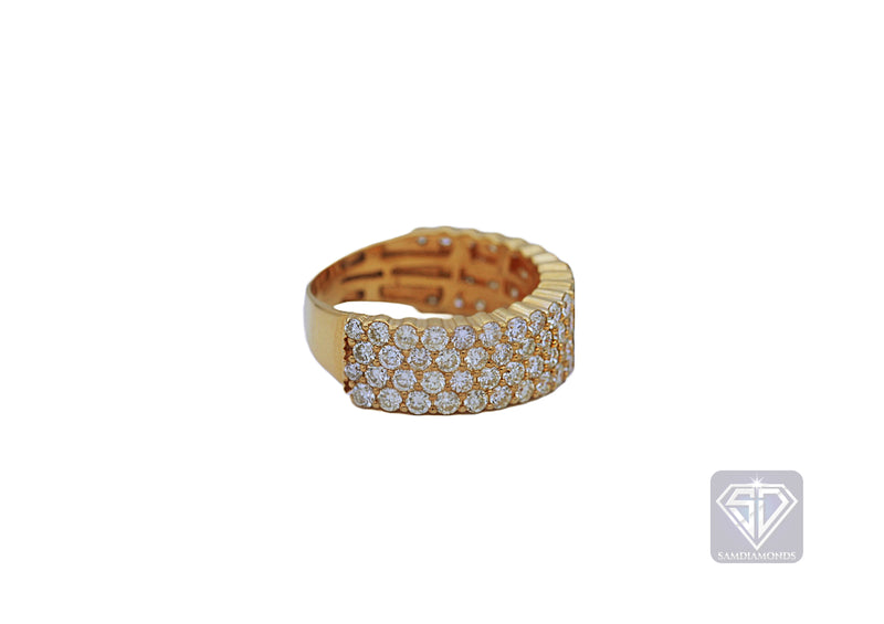 Diamond Pinky Ring (4CT. t.w) 14k Yellow Gold